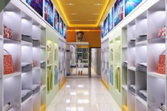 格子铺装修效果图,创意与实用并存的店铺空间设计